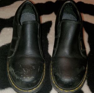 Steel toe work shoes